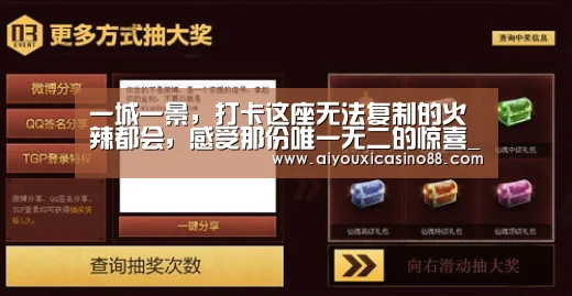 一城一景,打卡这座无法复制的火辣都会,感受那份唯一无二的惊喜_爱游戏登录(图1) 爱游戏真人